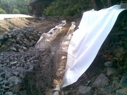 Installation Geo-Textile