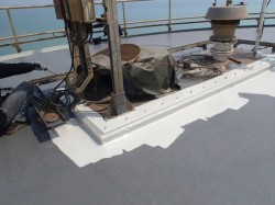 Second Layers Of Waterproofing Applied On Top Of Silo